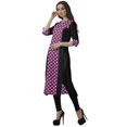 thumbnail image 4 of Moomaya Robe Kurti Décontractée pour Femmes en Coton Imprimé, Tunique Droite à Manches Retroussables, 4 of 6