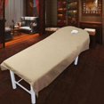 thumbnail image 3 of jifeng 10PCS Reusable Massage Table Cover Beauty Salon Bed Sheets 190x80cm Camel, 3 of 8