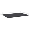 thumbnail image 5 of vidaXL Bookshelf Boards 4 pcs Grey 60x40x1.5 cm Engineered Wood, 5 of 5