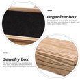 thumbnail image 3 of Jewelry Box Wooden Trinket Box Sundries Storage Case Wood Jewelry Organizer, 3 of 9