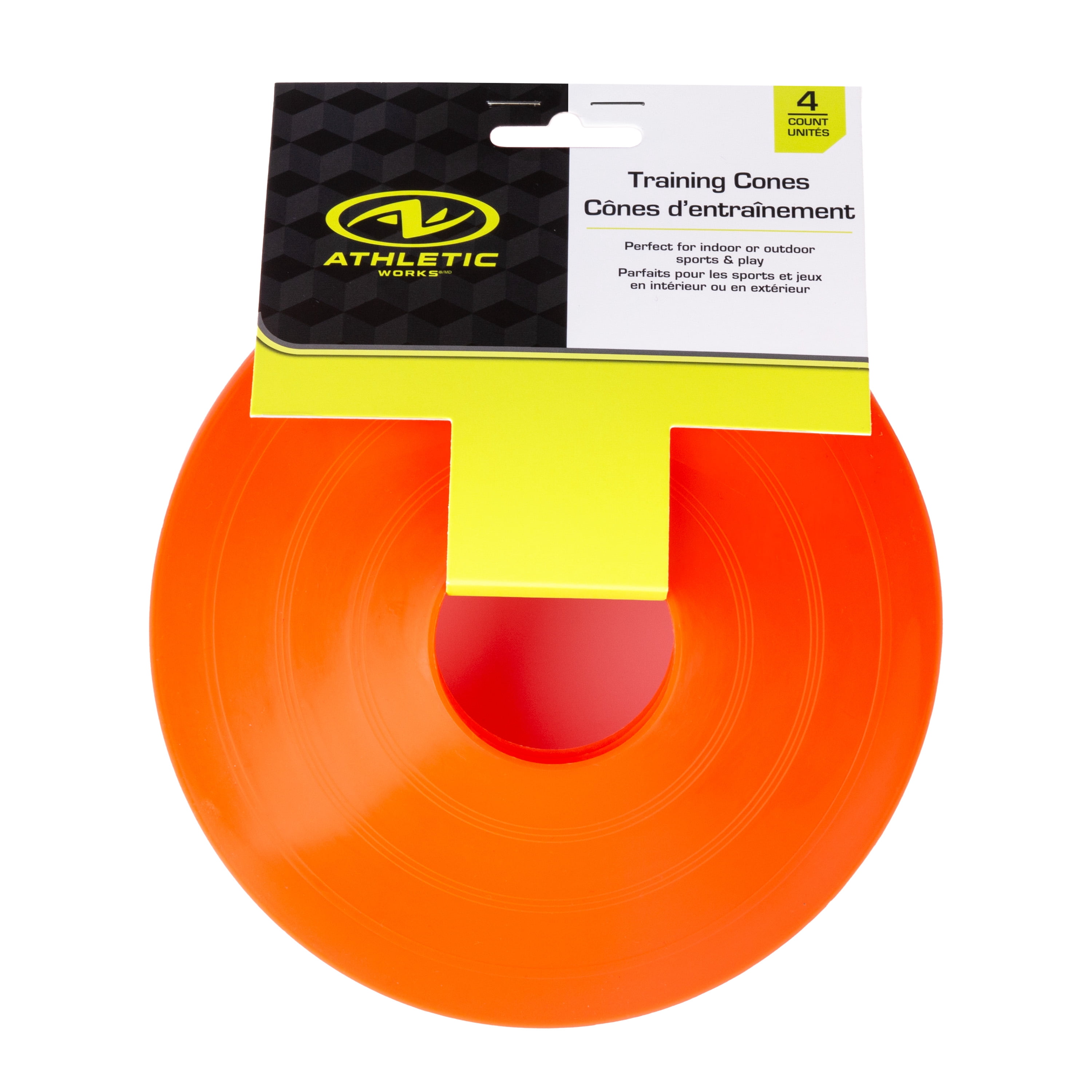 Cônes en Disque Athletic Works 2" - 4 Pièces