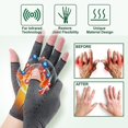 thumbnail image 3 of Gants de Compression Thermique pour Thérapie de l'Arthrite à Ions de Titane à Infrarouge Lointain, Gants Infrarouges pour Soulager les Symptômes de l'Arthrite Kr, 3 of 5