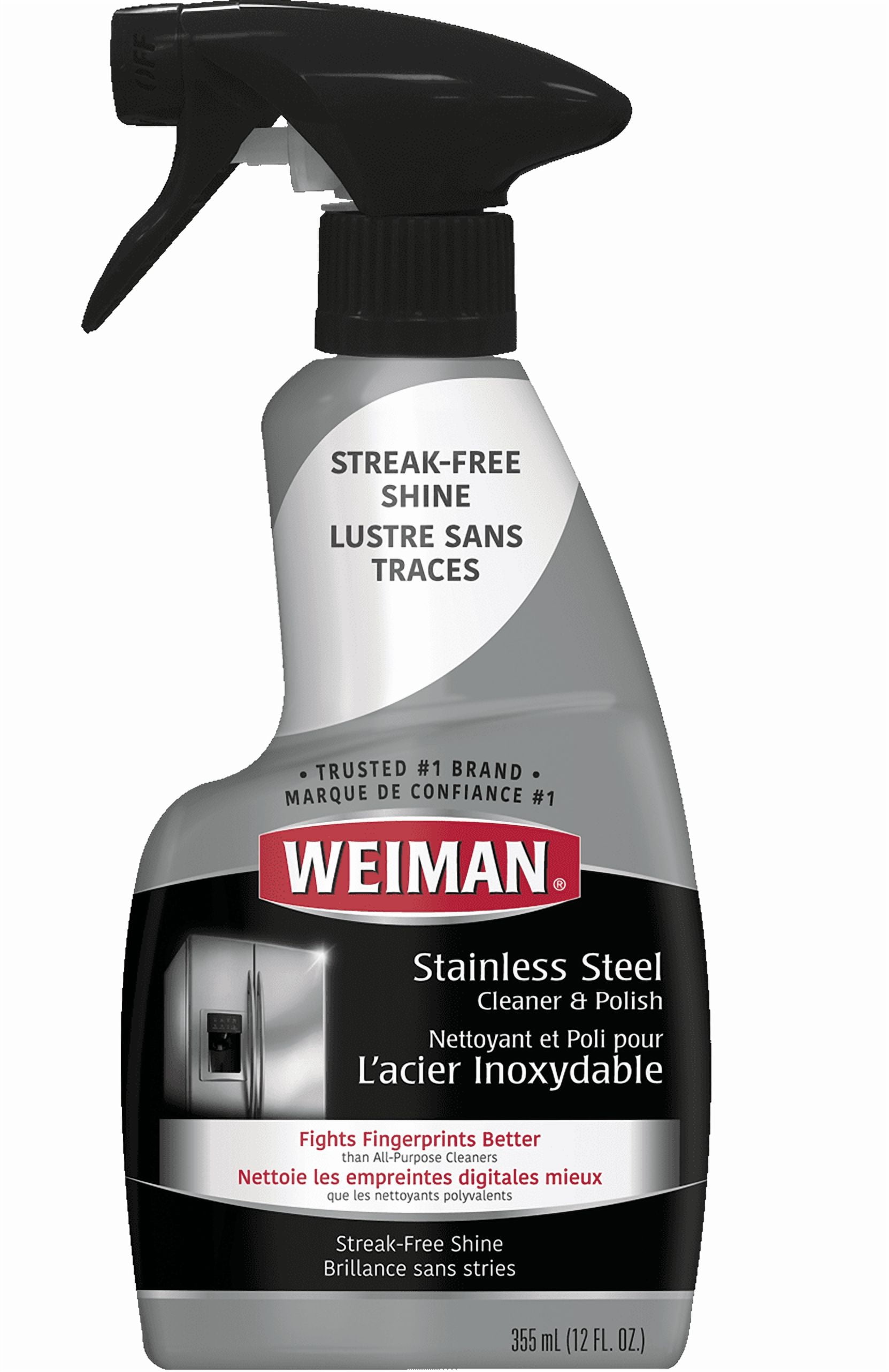 Nettoyant et polish en acier inoxydable Weiman, 355ml