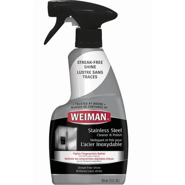 Weiman Stainless Steel Cleaner and Polish Spray, 355ml