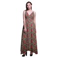 thumbnail image 1 of Bimba Robe de Plage Bohème Longue Sans Manches à Bretelles Imprimée Florale pour Femme - Très Petit, 1 of 4