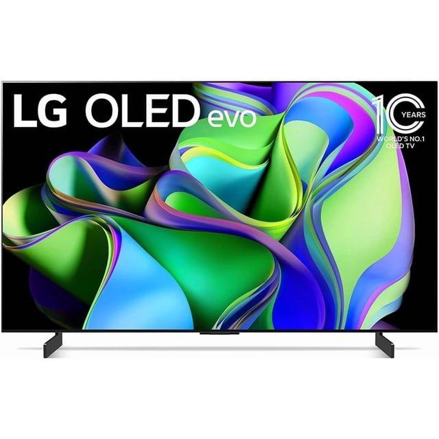 LG C3 OLED evo 42” Inch 4K Smart TV | AI-Powered, Alexa Built-in, Gaming, 120Hz Refresh | HDMI 2.1, WebOS, Slim Design, Magic Remote Included (2023 Model - OLED42C3PUA)- Open Box