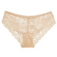 thumbnail image 2 of Gubotare Culottes pour Femmes Cheeky Culottes pour Femmes Cheeky Bikini Culottes pour Femmes Dentelle Extensible Hipster Culottes pour Dames (Beige,TG), 2 of 8