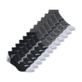 thumbnail image 2 of PUMA Men's 12-Pack Low Cut Socks, Black/Grey, 6-12, 2 of 2