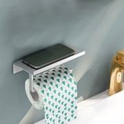 Clearance! Toilet Paper With Shelf Wall Mounted Toilet Paper Roll Toilet Tissue For Bathroom Washroom Liquidation Pallet Todays Deals In #21