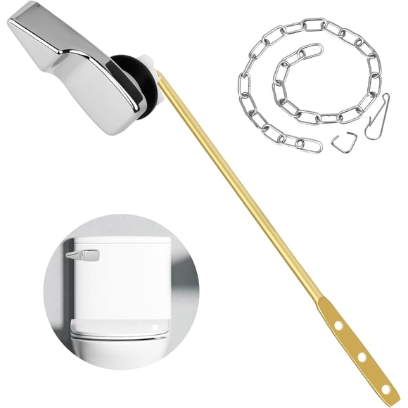 EcoNesxp Brass Arm Universal Toilet Handle Replacement Kit Zinc Alloy Toilet Tank Wrench Mansfield H2 Toilet Repair Kit for American Standard