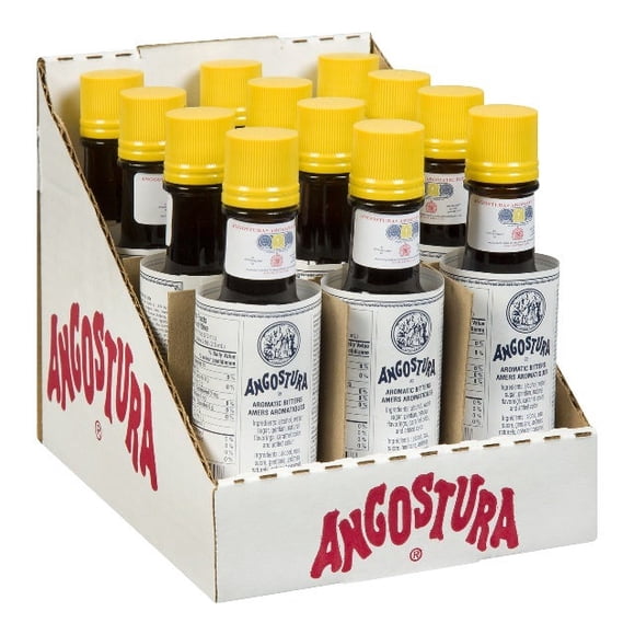 Angostura Amers Aromatiques, Verre S / 100 Ml/unité, 12 Unités/caisse
