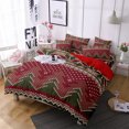 thumbnail image 1 of Innerwin Quilt Sets Printed Coverlet Set 3 Pieces Christmas Comforter Bedspread Lightweight Microfiber Breathable Ultra Soft Decor Style I King, 1 of 1