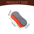 thumbnail image 3 of Oleegame 1PC Cleaning Brush Car Cleaning Products Car Cleaning Mesh Sponge Block High Density 8 Figure Absorbent Double Sponge Car Cleaning Sponge Orange, 3 of 8