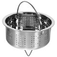 thumbnail image 1 of OULII Home Use Stainless Steel Vegetable Steamer Basket Easy to Clean Metal Steamer, 1 of 7