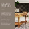 thumbnail image 4 of Maven Lane Pullman Table Basse Rectangulaire Traditionnelle en Bois, Fini Naturel Vieilli, 4 of 6