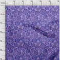 thumbnail image 3 of oneOone Polyester Spandex Violet Fabric Floral Craft Projects Decor Fabric Printed By The Yard 56 Inch Wide, 3 of 4