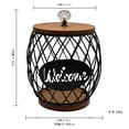 thumbnail image 3 of Binwennn Pantry for Organizing Kitchen Container Clear Containers for Fridge Coffee Pod Holder Coffee With Wooden Lid Coffee Pod Container Organizer For Home Countertop Hotel Family, 3 of 8