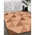 thumbnail image 3 of Ahgly Company Tapis d'Intérieur Lavables en Machine Rectangle Transitionnel Jaune Orange, 8' x 12', 3 of 7