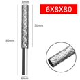 thumbnail image 1 of 1pc 6mm Shank High Speed Steel Rotary Burr Tool Plastic Wood Carving Rotary File, 1 of 8
