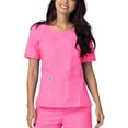 thumbnail image 3 of Adar Universal Women's Scrub Set - V-neck Scrub Top and Elastic Pull-On Scrub Pants, 3 of 8