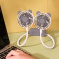 thumbnail image 3 of EGNMCR Fan Neck Hanging Fan ,Portable Fan USB Rechargeable Battery Mini Handheld Personal Wearable Hand Free 360 Degree Rotation Fan For Office Household Travel Room Outdo Small fan, 3 of 5