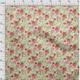 thumbnail image 4 of oneOone Polyester Spandex Pink Fabric Florals Craft Projects Decor Fabric Printed By The Yard 56 Inch Wide, 4 of 4