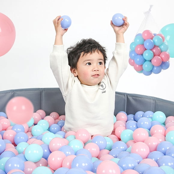 Leutsin Toys Savings Educational Toys,Early Development Activity Toys,Macaron Oceans Balls Indoor Home Children's Playground Toy Colorful Plastic Toy Balls