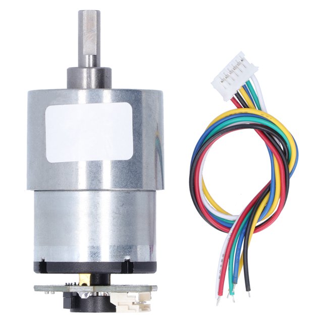 Moteur à Engrenages à Micro-Réducteur Électrique à Micro-C.c., avec Codeur Dc12v, Moteur à Engrenages JGB37-520, Moteur à Engrenages à Micro-C.c., Moteur Électrique à Engrenages