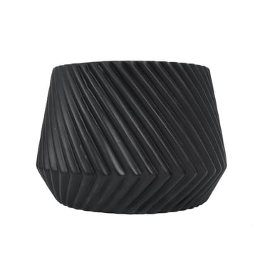 Better Homes & Gardens 8 in Dia Ceramic Twisted Ridge Planter