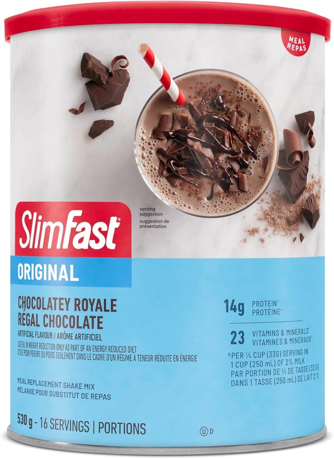 Mélange pour substitut de repas au régal chocolaté de SlimFast