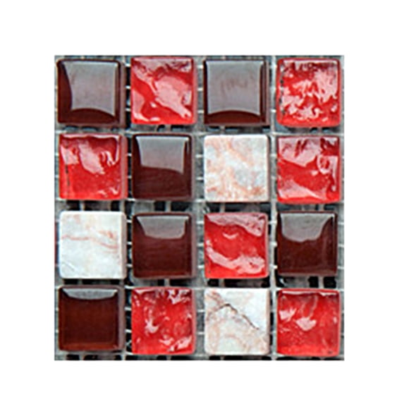 Peel and Stick Backsplash Kitchen 10-Sheet Mosaic Waterproof Self Adhesive Wall Tiles Back Splashes for Kitchen Bathroom Fireplace Cabinet 4"x4"