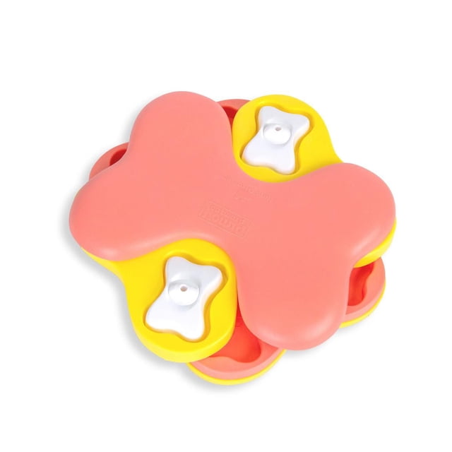 Outward Hound by Nina Ottosson Dog Tornado Level 2 Pink Interactive Treat Puzzle Dog Toy