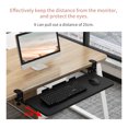 thumbnail image 3 of Clamp On Keyboard Tray Under Desk Pull Out Platform Height Adjustable Keyboard Drawer 20.5 x 9.8 Inch Ergonomic Slide-Out Computer Keyboard Stand Holder Sliding Desk Extender for, 3 of 7