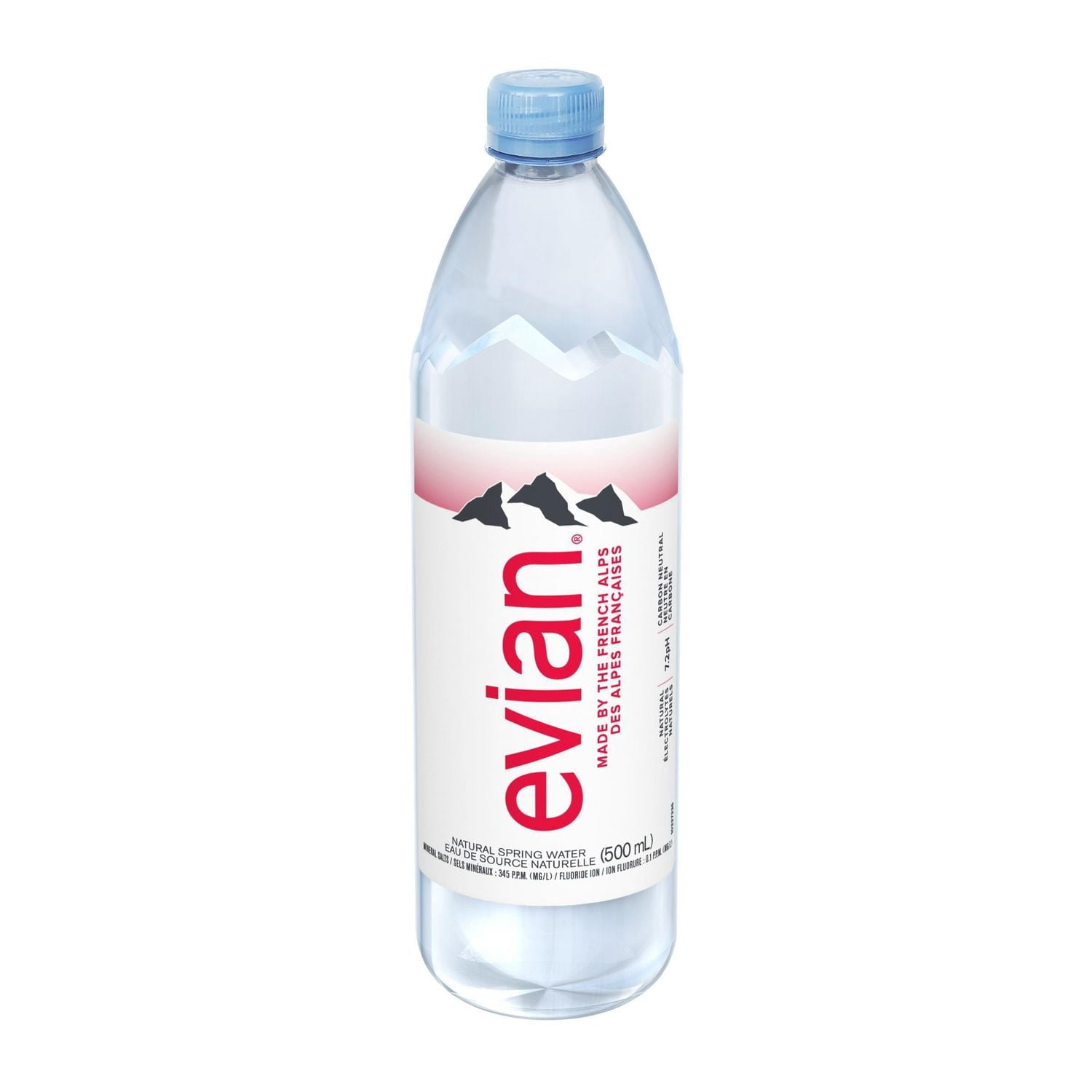 evian natural spring water 500 mL, Bottle
