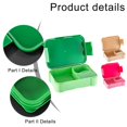 thumbnail image 5 of BUYISI Boîte d'Unch Étanche avec 4 Compartiments et Ensemble de Couverts pour Enfants et Adultes Rouge, 5 of 5