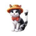 thumbnail image 2 of TopLLC 2PC Christmas Ideas Kittens Car Pendant Backpack Pendant license plate, 2 of 6