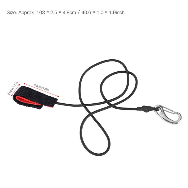 Noref Paddling Safety Leash, Heavy Duty Paddle Leash With Carabiner For Surfing For Fishing For SUP For Kayaking