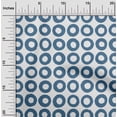 thumbnail image 2 of oneOone Cotton Cambric Medium Blue Fabric Geometric Craft Projects Decor Fabric Printed By The Yard 56 Inch Wide, 2 of 5