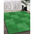 thumbnail image 3 of Ahgly Company Tapis d'Aire Rectangulaire Transitionnel Vert pour Intérieur, Lavable à la Machine, 7 Pieds x 9 Pieds, 3 of 7