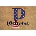 thumbnail image 2 of TopLLC Bathroom Rugs 4th Of July Door Mat Patriotic Doormat Entryway Rug Welcome Independence Day Doormat Stain And Fad Patriotic Decor Welcome Outdoor Mat A map, 2 of 2