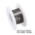 thumbnail image 2 of Unique Bargains 0.32mm 28AWG Superfine Heating Wire FeCrAl Resistor Wire for Heating Elements 49ft Long, 2 of 4