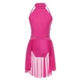 thumbnail image 3 of Yartina Robe de Danse Ballet Sans Manches pour Filles, Robe Justaucorps Moderne Contemporaine, Costume de Danse Rose 14, 3 of 7