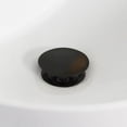 thumbnail image 3 of 16-in. W Round Bathroom Undermount Sink Set In Biscuit - Oil Rubbed Bronze Hardware - Overflow Drain Incl. AI-20612, 3 of 9