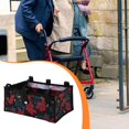 thumbnail image 1 of Zentra Sac Panier à Roulettes sous le Siège, Tissu Oxford, Sac à Roulettes, Petites Fleurs à Roulettes à Quatre Roues, 1 of 10