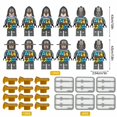 thumbnail image 2 of 84PCS Medieval Legion Minifigures Set – Warrior Battle Characters, Building Blocks Toy for Birthday & Gift Collection, 2 of 6