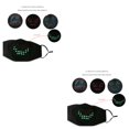 thumbnail image 2 of yingyy Black Voice Control LED Mask Stand Out At Halloween Cosplay Events Cosplay Mask For Halloween Black+1Pcs 21.5x12cm 2Set, 2 of 6