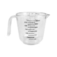 thumbnail image 2 of Clear Plastic Measuring Cup With Scale Small Baking Kitchen Measuring Cup Food Grade Water Cup Milk Measuring Cup With Handle, 2 of 3