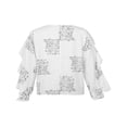 thumbnail image 2 of AMERTEER Summer Women Button-down Ruffle Shirt V-neck Long Sleeve Blouse, 2 of 7