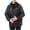 Black, variant on Pisexur Windbreaker Jacket Men's Color Blocked Fleece Pocket Detachable Zipper Outdoor Jacket Hiking Jacket Men Rain Coat Plus Size Jackets for Men