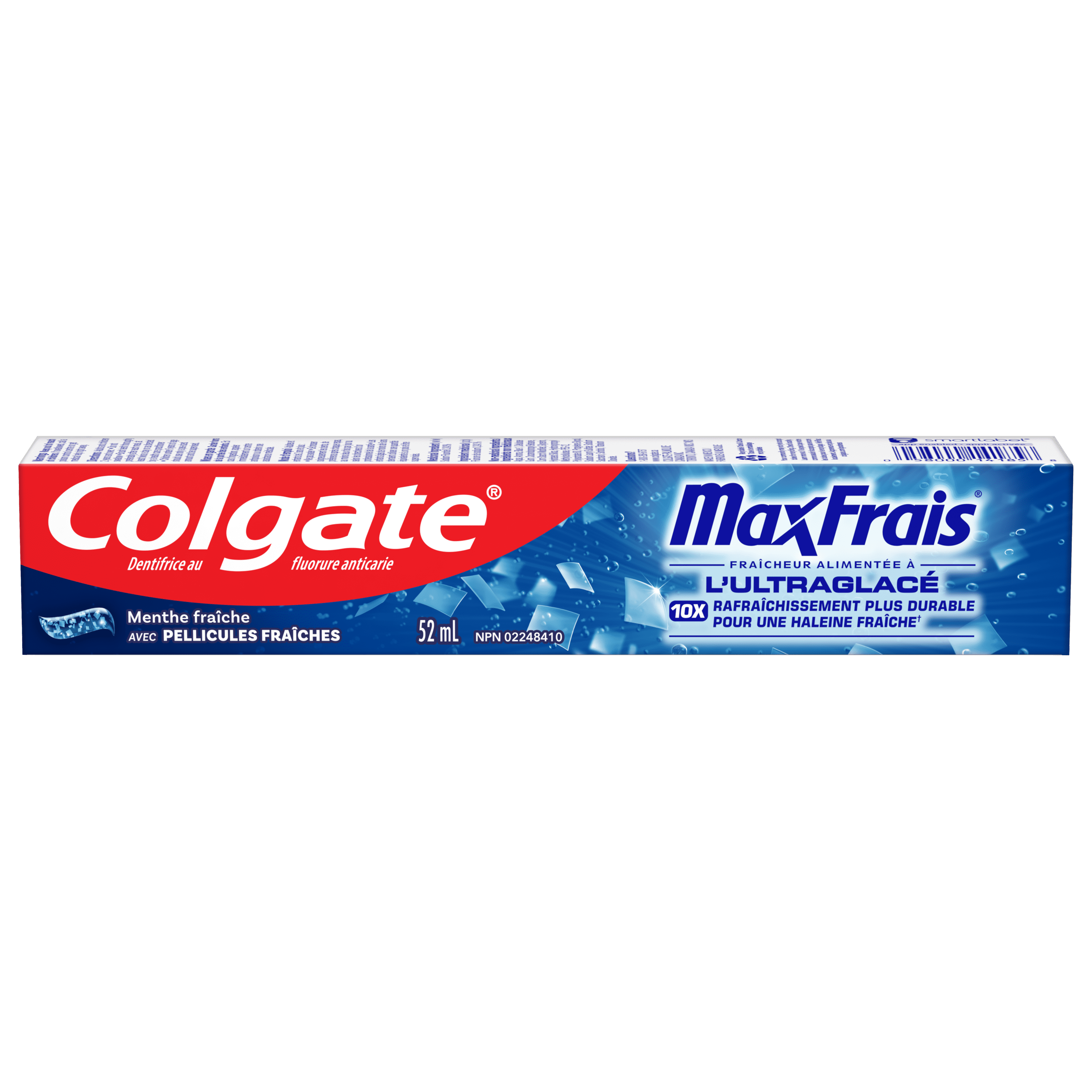 Dentifrice Colgate MaxFrais à la menthe fraîche, format voyage, 52 ml